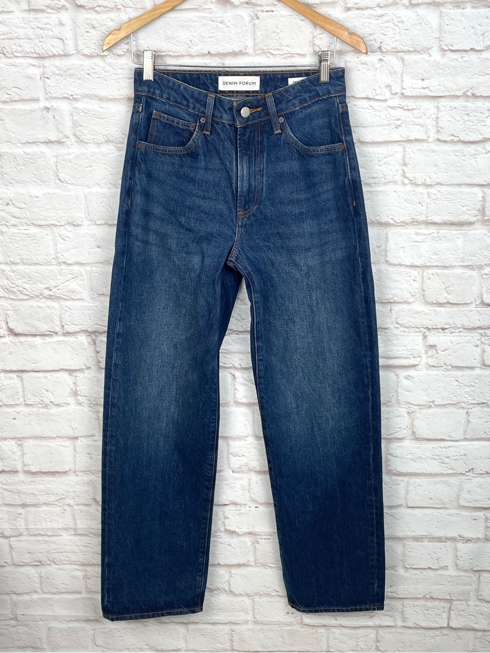 Aritzia Denim Forum The Marlo Curve-Fit Hi Baggy Jean Dark Wash Size 25